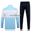 Manchester City Ensemble Vestes d'Entraînement 21-22 Bleu Clair Pour Homme